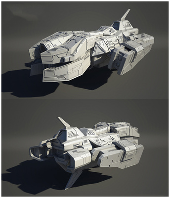 免費(fèi)模型下載(機(jī)械-飛船)|機(jī)械/交通|三維|裂谷游戲 - 原創(chuàng)設(shè)計(jì)作品 